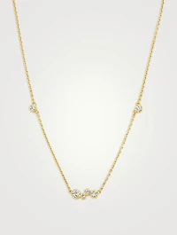 Luna 18K Gold Pendant Necklace