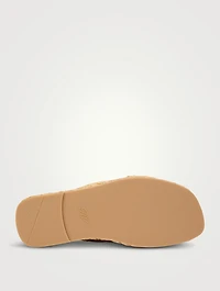 Viv' By The Sea Raffia Platform Mules