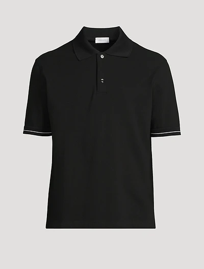 Cotton Short-Sleeve Polo Shirt