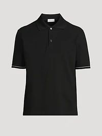 Cotton Short-Sleeve Polo Shirt