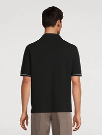 Cotton Short-Sleeve Polo Shirt
