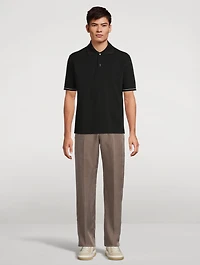 Cotton Short-Sleeve Polo Shirt