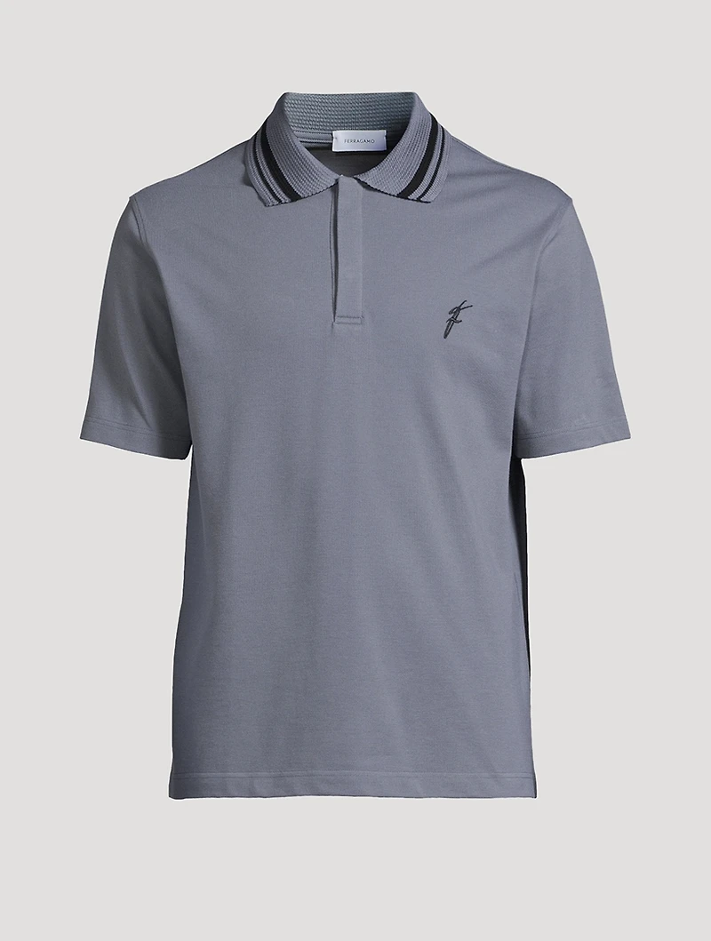 Embroidered Polo Shirt