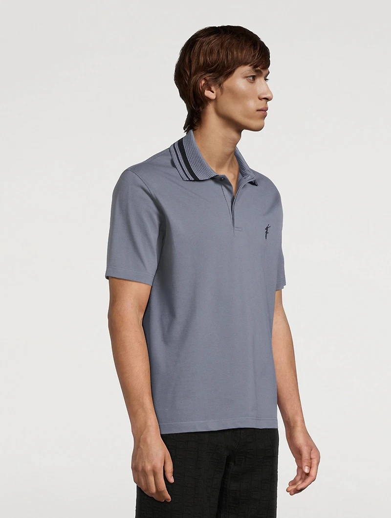 Embroidered Polo Shirt