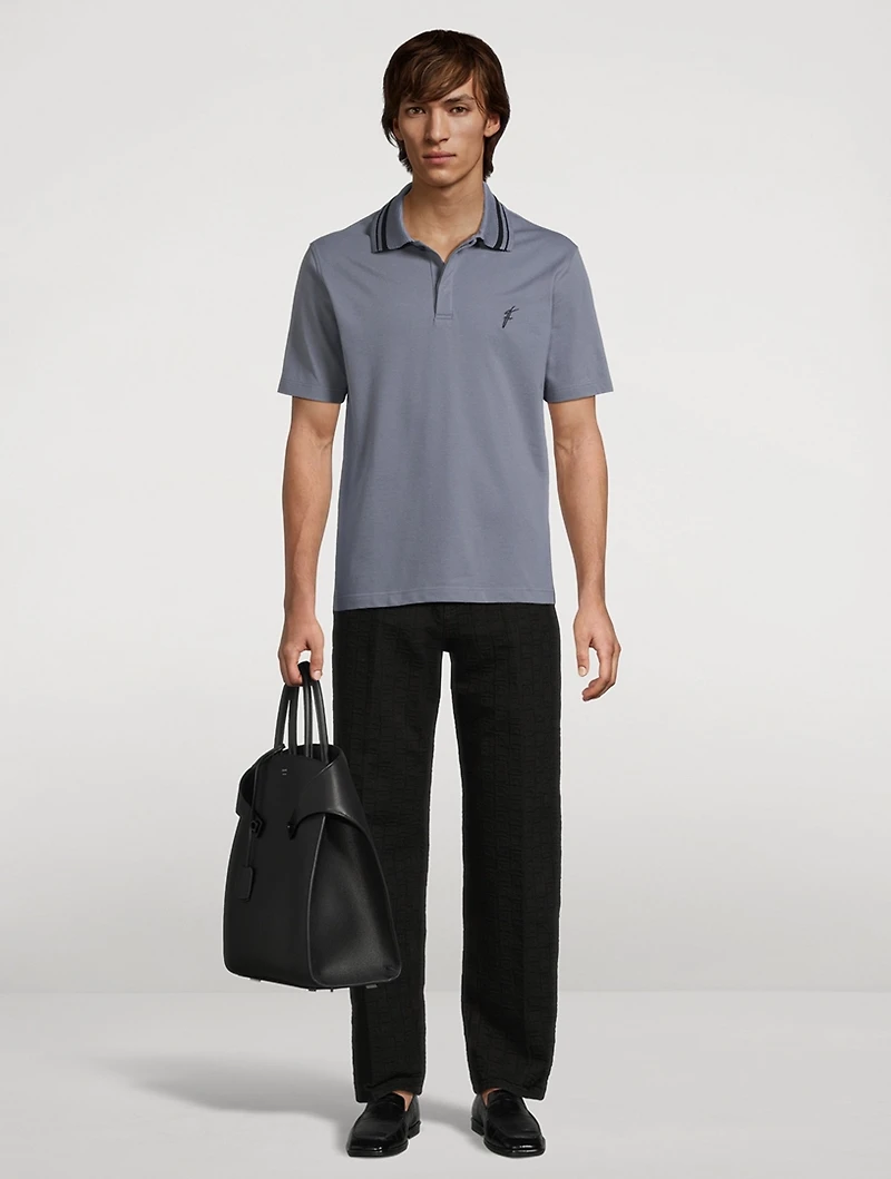Embroidered Polo Shirt