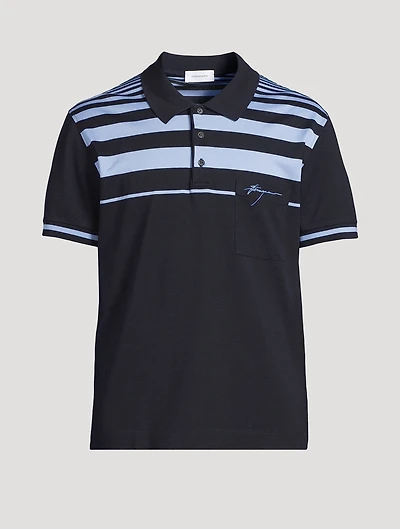 Cotton Short-Sleeve Polo Shirt