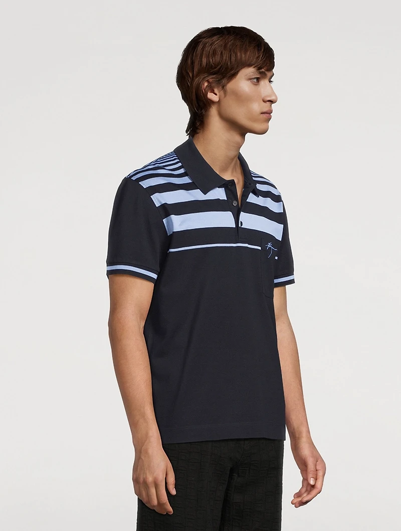 Cotton Short-Sleeve Polo Shirt