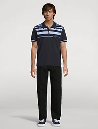 Cotton Short-Sleeve Polo Shirt