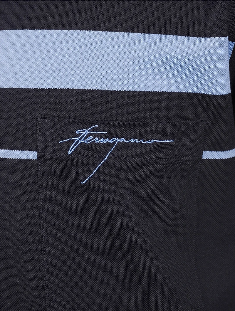 Cotton Short-Sleeve Polo Shirt