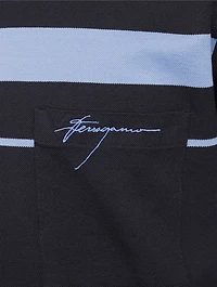 Cotton Short-Sleeve Polo Shirt