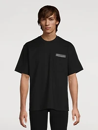 Leather Logo Patch T-Shirt