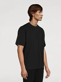 Leather Logo Patch T-Shirt