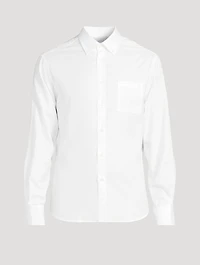 Cotton Shirt With Logo
