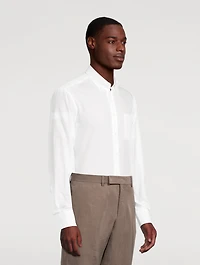 Cotton Shirt With Logo