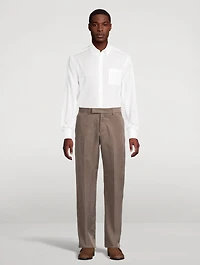 Cotton Shirt With Logo