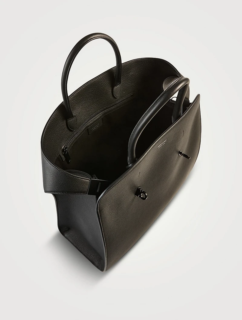 Hug Leather Tote Bag