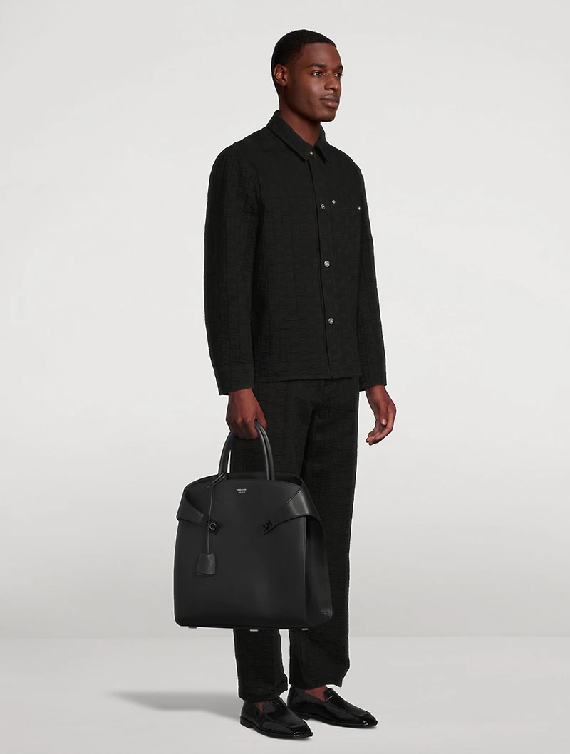 Hug Leather Tote Bag