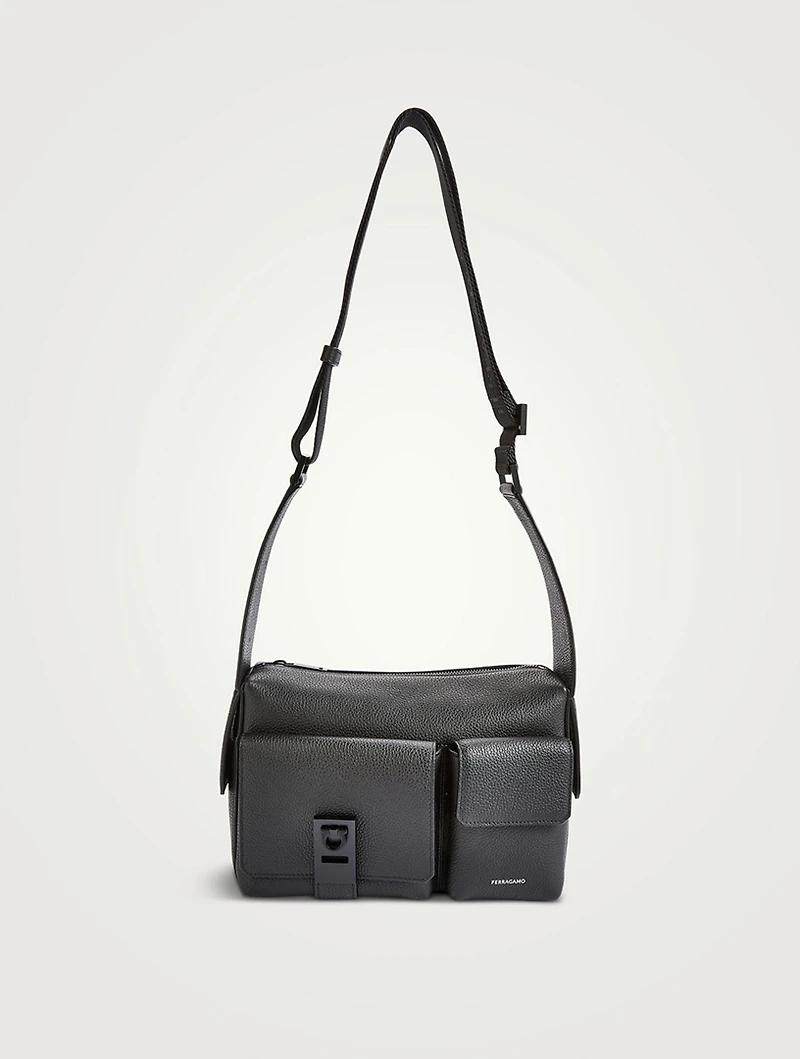 Leather Utility Crossbody Bag