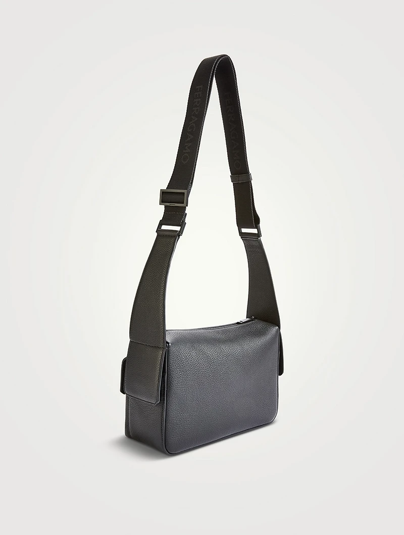 Leather Utility Crossbody Bag
