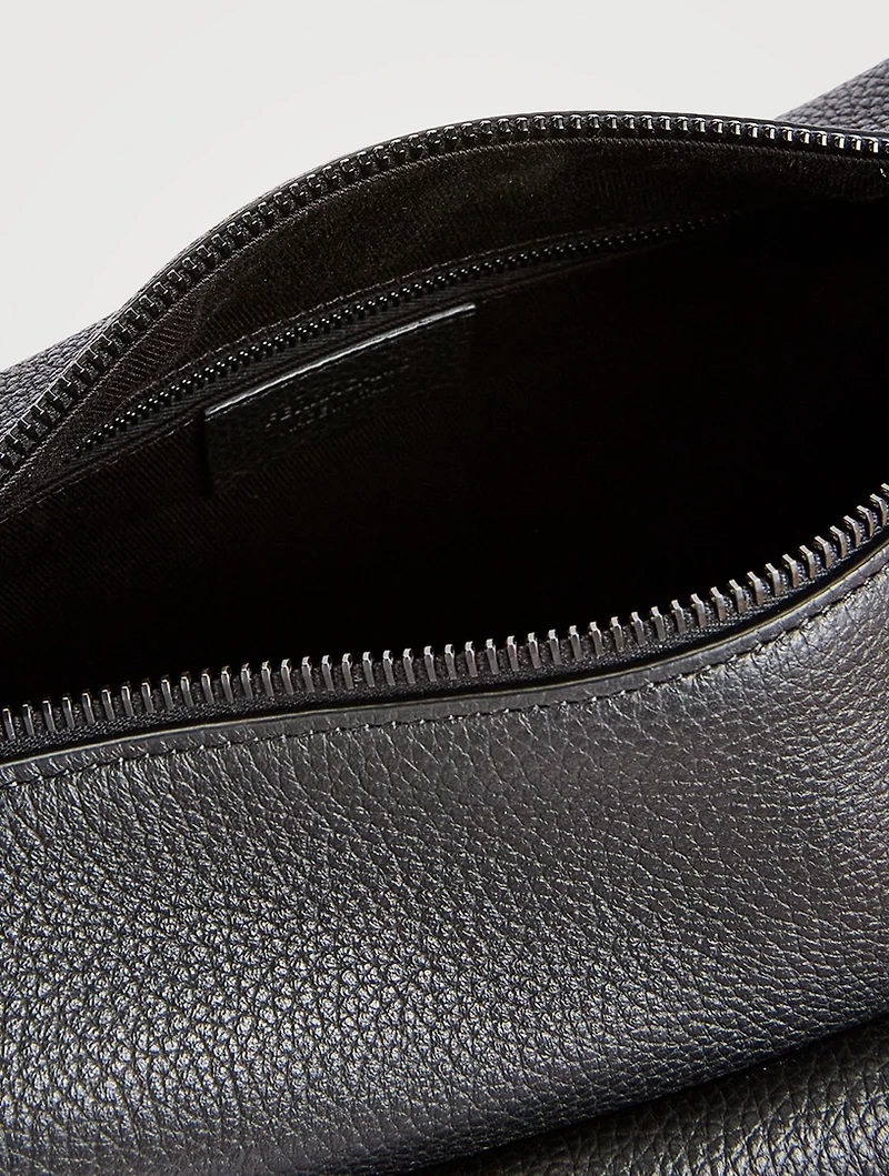 Leather Utility Crossbody Bag
