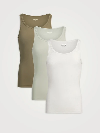 SKIMS Cotton Rib Tank 3-Pack