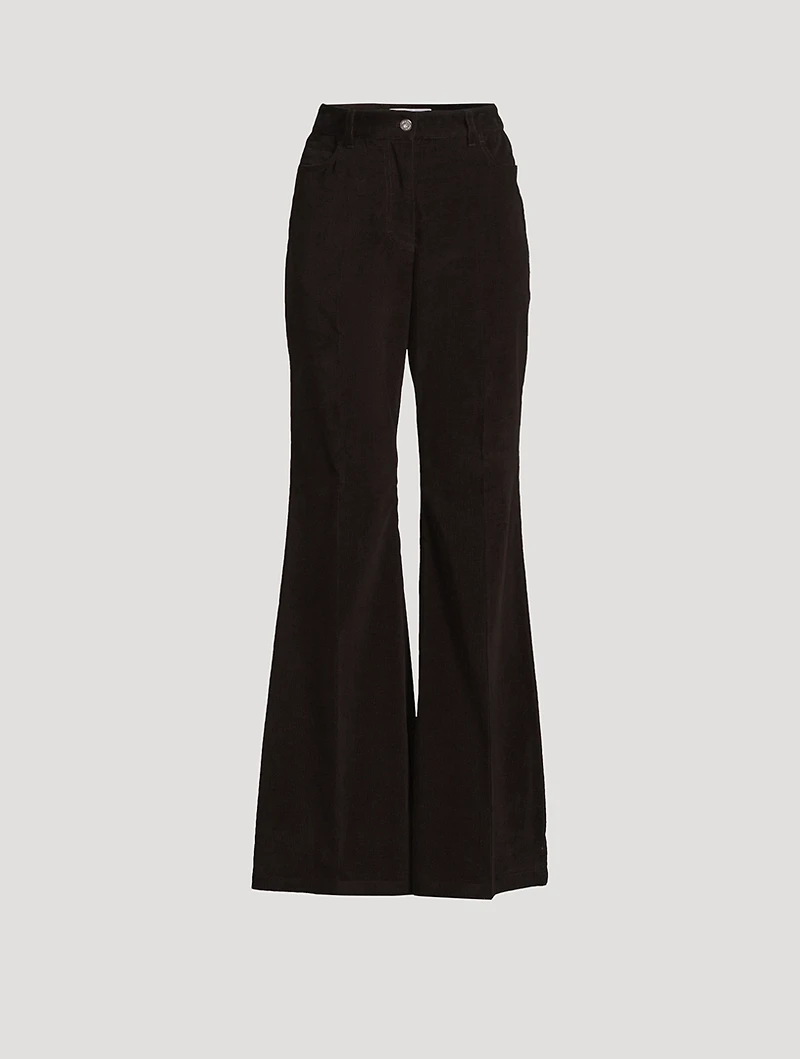 Flared Corduroy Trousers