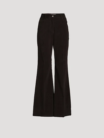 Flared Corduroy Trousers