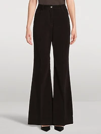 Flared Corduroy Trousers