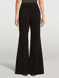Flared Corduroy Trousers