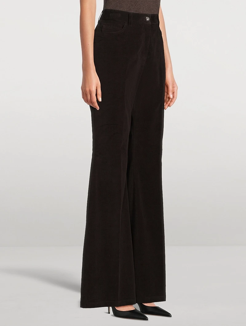 Flared Corduroy Trousers