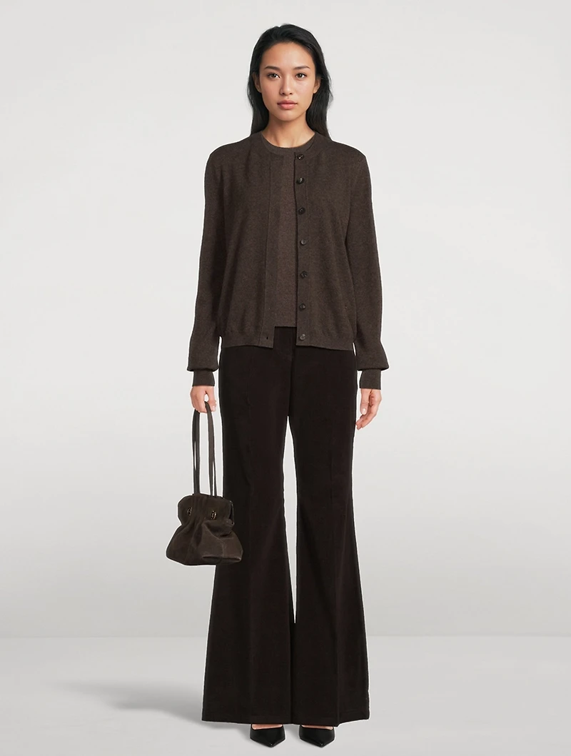 Flared Corduroy Trousers