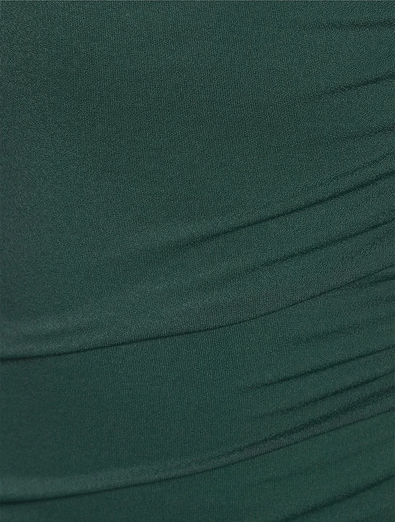 Ruched Jersey Midi Dress