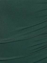 Ruched Jersey Midi Dress