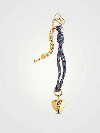 Heart-Lock Bag Charm