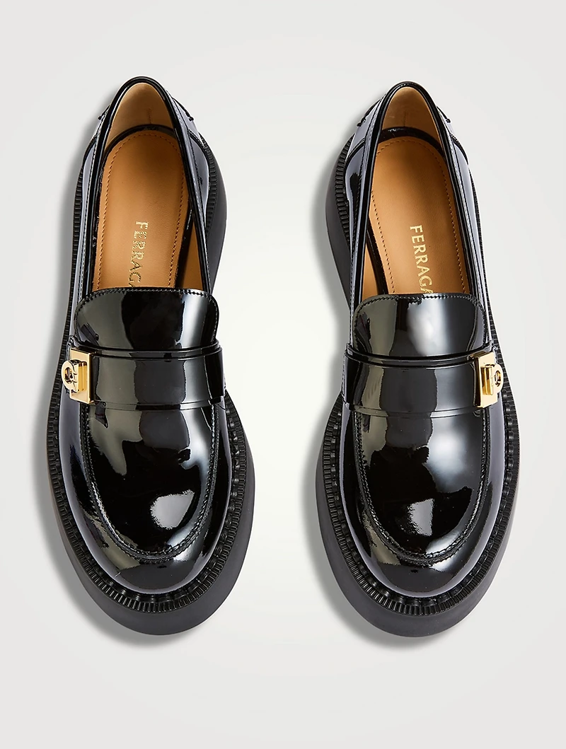 Hug Patent Leather Loafers