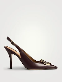 Sara Leather Slingback Pumps