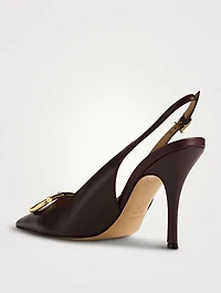 Sara Leather Slingback Pumps