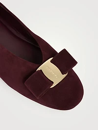 Suede Ballet Flats