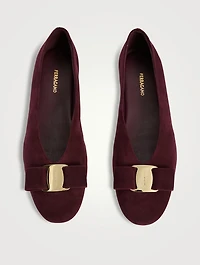 Suede Ballet Flats