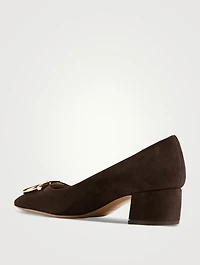Suede Pumps