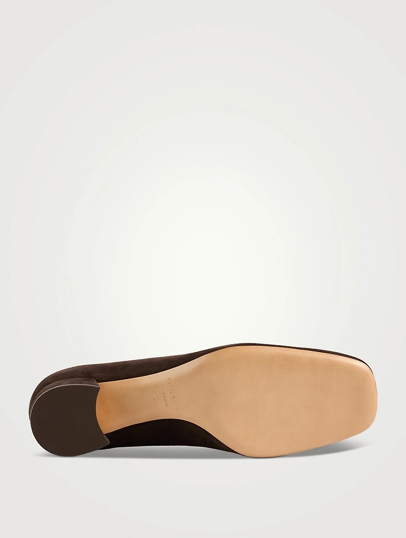 Suede Pumps