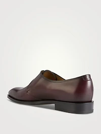 Leather Monk Strap Shoes