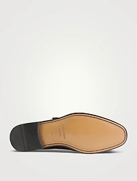 Leather Monk Strap Shoes