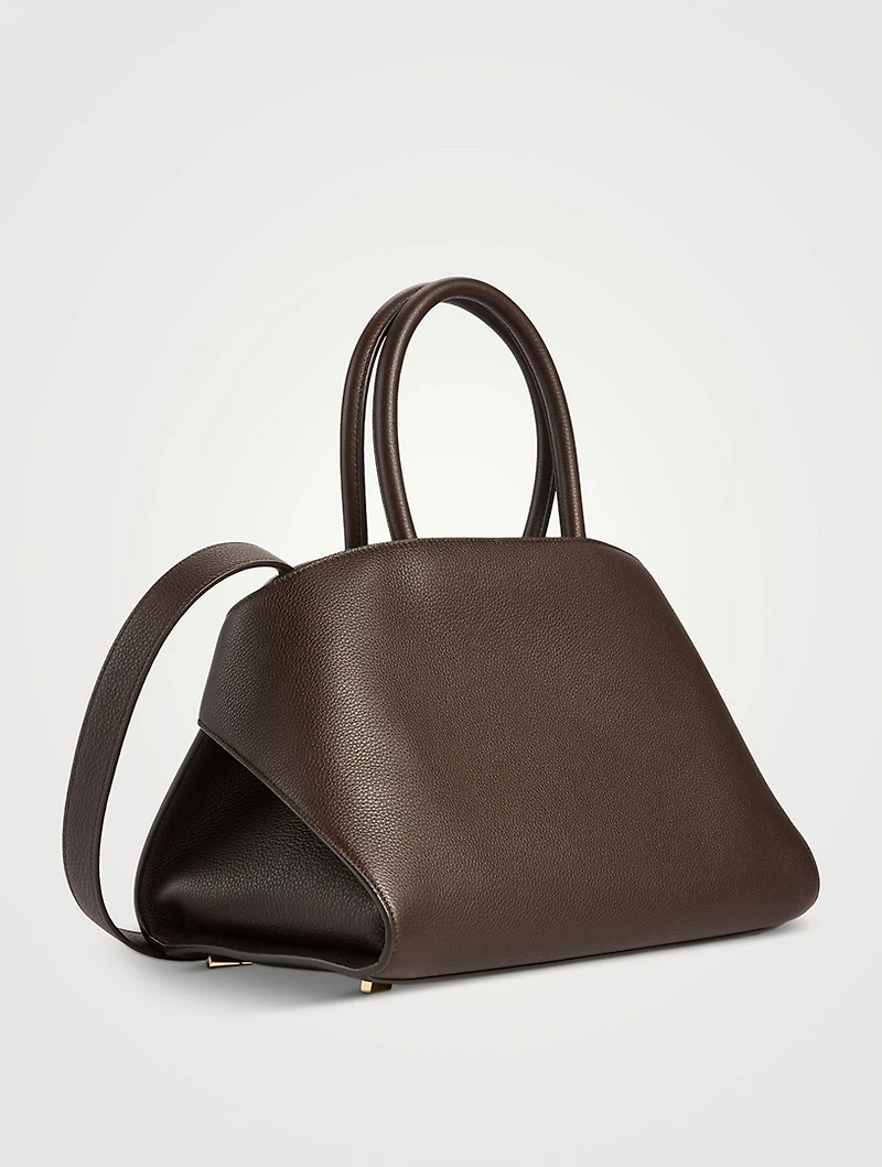 Small Hug Leather Satchel