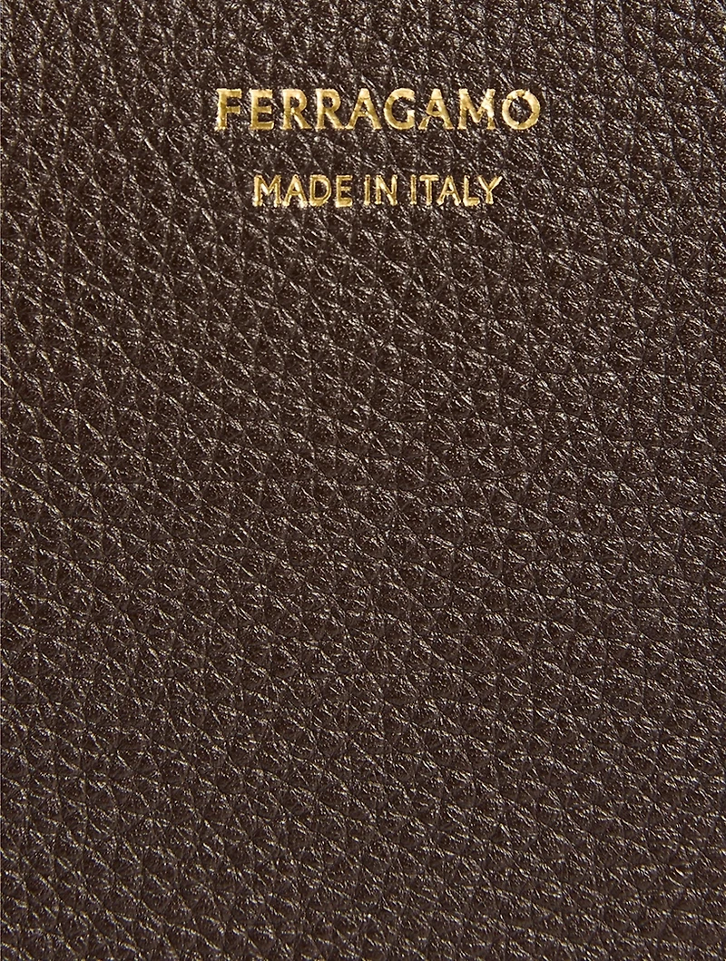 Small Hug Leather Satchel