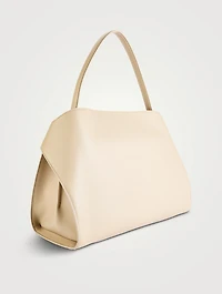 Medium Hug Soft Leather Satchel