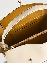 Medium Hug Soft Leather Satchel