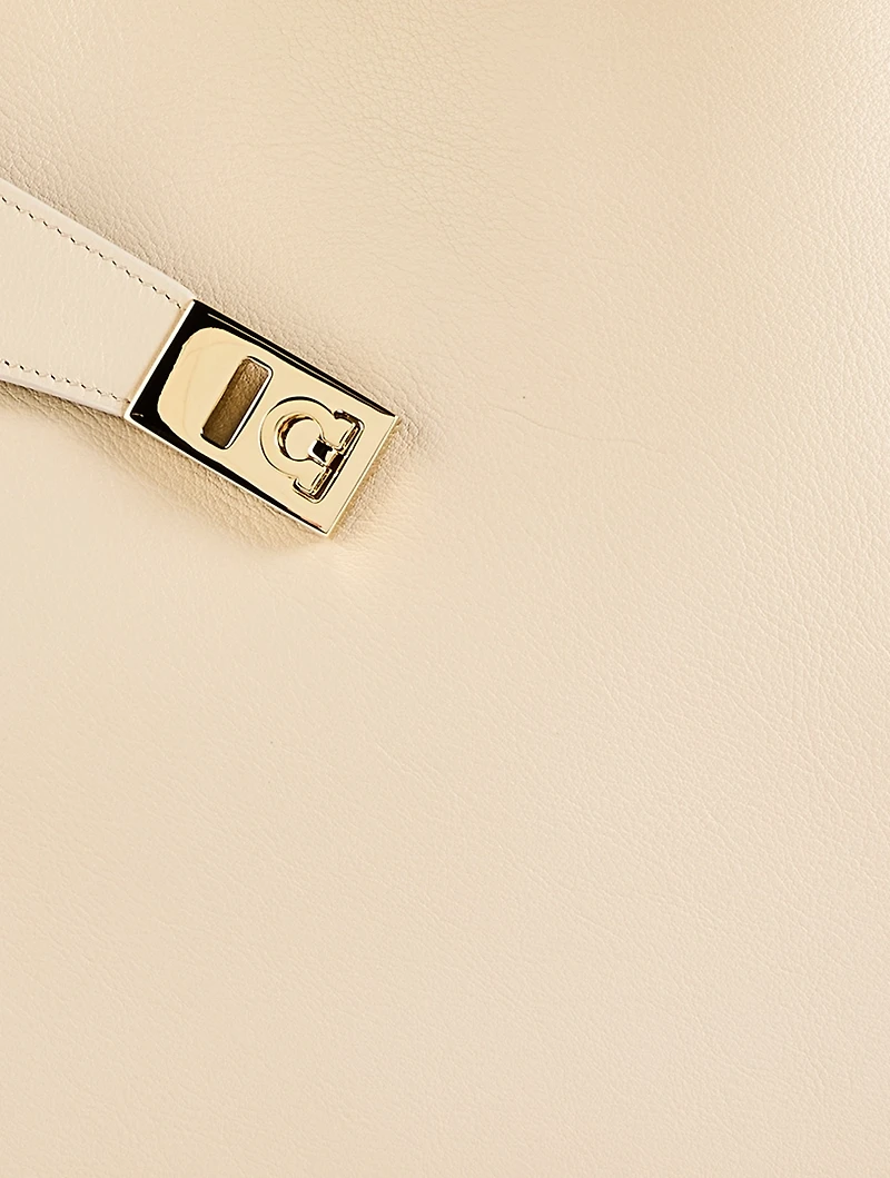 Medium Hug Soft Leather Satchel