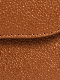 Mini Double Gancini Leather Crossbody Bag