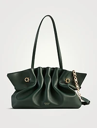 Medium Ferragamo Soft Leather Shoulder Bag
